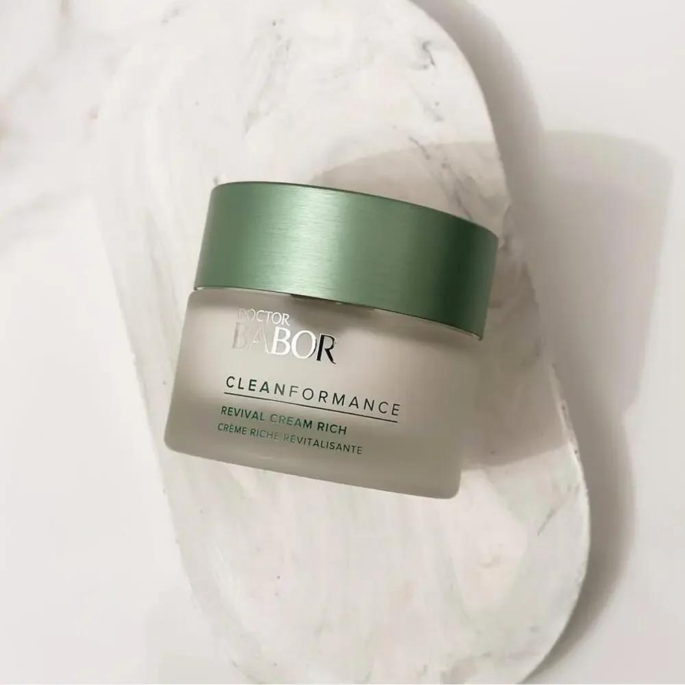 NEW DOCTOR BABOR Revival Cream Rich Clean Skin $90 Anti Aging Face Moisturizer